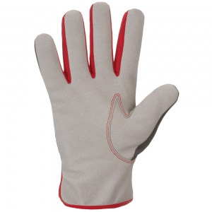 F-STRONGHAND-Handschutz, Arbeitshandschuhe, *VIGAN*, schwarz/grau/rot, Pkg.a`12