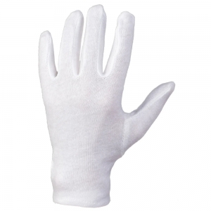 F-STRONGHAND-Handschutz, Trikot, 100% Baumwolle, Arbeitshandschuhe, *CLASSIC ANSHAN*, Pkg.a`12 , weiß gebleicht