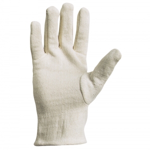F-STRONGHAND-Handschutz, Jersey, 100% Baumwolle, Arbeitshandschuhe, *URUMCHI*, Pkg.a`12 , rohweiß