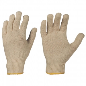 F-STRONGHAND-Handschutz, Trikot, 100% Baumwolle, Arbeitshandschuhe, *MUTAN*, rohweiß