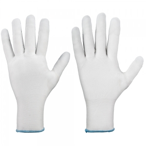 F-STRONGHAND-Handschutz, PU, Nylon, Arbeitshandschuhe, *LAIWU*, Pkg.a`12 , weiß