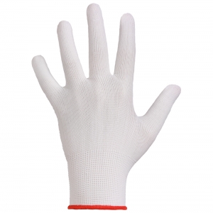 F-STRONGHAND-Handschutz, PU, Nylon, mit Noppen, Arbeitshandschuhe, *WEIFANG*, Pkg.a`12 , weiß