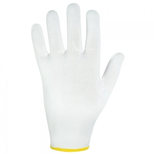 F-STRONGHAND-Handschutz, Strick, mit Noppen, Arbeitshandschuhe, *FUZHOU*, Pkg.a`12 , weiß/rot