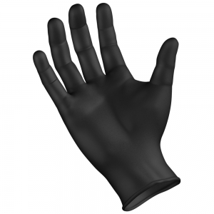 F-STRONGHAND-Einwegschutz,  Nitril-Einweghandschuhe, *SEMPERGUARD NITRIL STYLE*, Box á 100 Stück, VE: 10 Boxen, schwarz