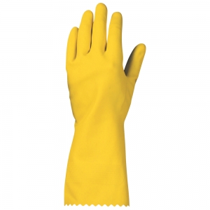 F-SURF-Handschutz, Haushaltshandschuhe, Latex, Arbeitshandschuhe, *GRANBY*,  gelb