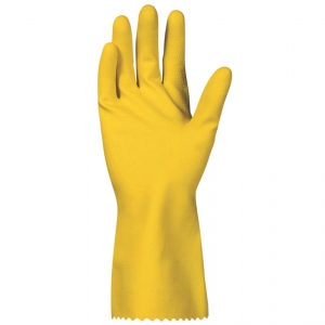 F-SURF-Handschutz, Haushaltshandschuhe, Latex, Arbeitshandschuhe, *GRANBY*,  gelb