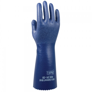 F-SHOWA-Handschutz, Nitril, Arbeitshandschuhe,  *SHOWA BEST NSK 24*, blau