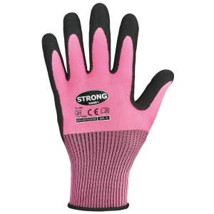 F-STRONGHAND-Handschutz, Arbeitshandschuhe, *LADY FLEXTER*, Pkg.a`12 , pink/schwarz