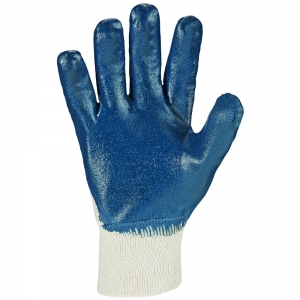 F-STRONGHAND-Handschutz, Nitril, Arbeitshandschuhe, *NITRILSTAR*, Pkg.a`12, blau