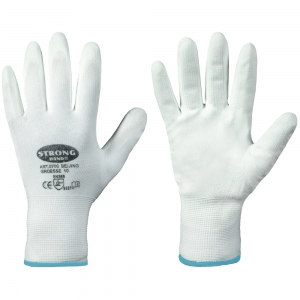F-STRONGHAND-Handschutz, Nylon, PU beschichtet, Arbeitshandschuhe, *CLASSIC BEIJING*, weiß