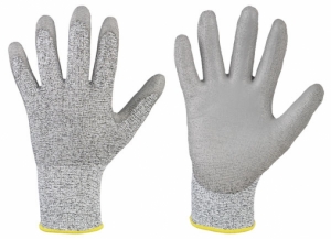 F-GOODJOB-Handschutz, Schnittschutz-Arbeits-Handschuhe GREY CUTGRIP, grau