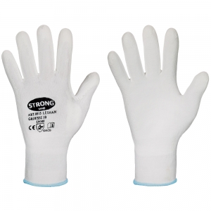 F-STRONGHAND-Handschutz, Schnittschutz, Arbeitshandschuhe, *LESHAN*, Pkg.a`12, weiß