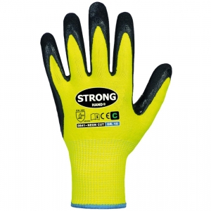 F-LEVEL-Handschutz 5, Schnittschutz, Nitril, Arbeitshandschuhe, *NEON CUT 5*, schwarz