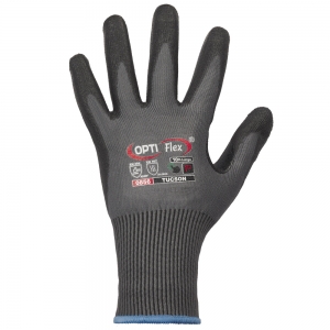 F-OPTIFLEX-Handschutz, Schnittschutz-Nylon-Arbeitshandschuhe, *TUCSON*, grau/schwarz