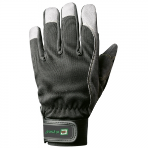 F-ELYSEE-Handschutz, Mechanicals, Arbeitshandschuhe, *RIGGER*, Pkg.a`12, schwarz/grau