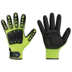 F-ELYSEE-Handschutz, Mechanicals, Arbeitshandschuhe, *RESISTANT*, Pkg.a`12, leuchtgelb/schwarz