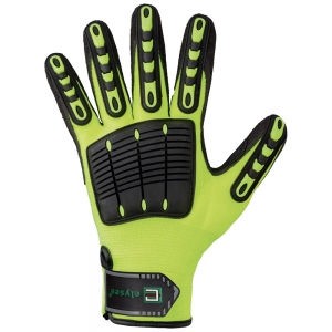 F-ELYSEE-Handschutz, Mechanicals, Arbeitshandschuhe, *RESISTANT*, Pkg.a`12, leuchtgelb/schwarz