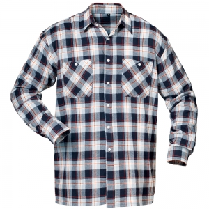 F-CRAFTLAND-Flanell-Hemd, *VIRGINIA*, 85 cm, marine/hellblau/rot kariert