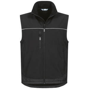 F-ELYSEE-Kälteschutz, Softshell-Weste, *HEN*, schwarz