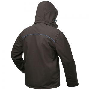 F-ELYSEE-Kälteschutz, Softshell-Jacke, *URANOS*, schwarz/blau