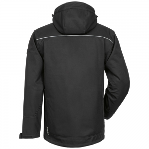 F-ELYSEE-Kälteschutz, Winter-Softshelljacke, *IKAROS*, schwarz/schwarz