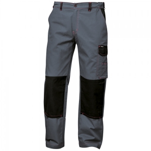 F-CRAFTLAND-Workwear, Bundhose, Twill *MAASTRICHT*, grau/schwarz