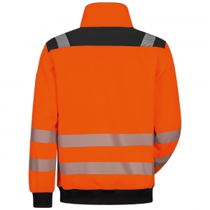 F-ELYSEE-Warnschutz, *FIDELI* WARNSCHUTZ-SWEATJACKE, warnorange/schwarz