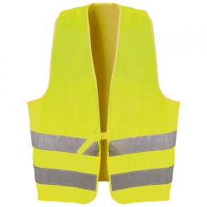 F-WICA-TEX-Warnschutz, Textil-Warnweste, *WALTER, fluoreszierend gelb