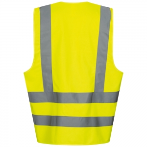 F-WICA-TEX-Warnschutz, Polyester-Warnweste, *EGON, fluoreszierend gelb