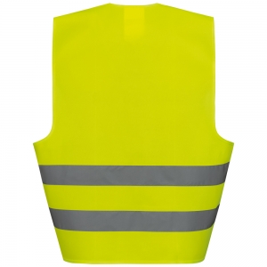 F-WICA-TEX-Warnschutz, Polyester-Warnweste, *HARALD, fluoreszierend gelb