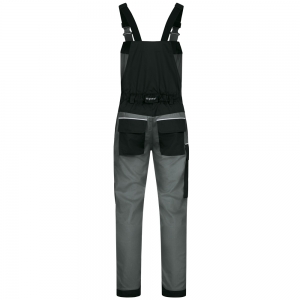 F-ELYSEE-Workwear, Multinorm Latzhose, *ORRUSTI*, grau/schwarz