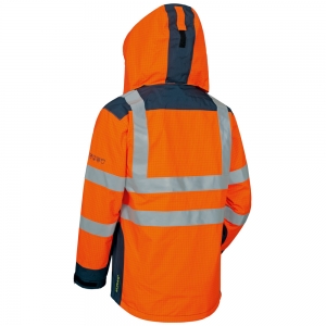F-ELYSEE-Warnschutz, Warnschutz-Multinorm-3in1 Jacke *ARNOLD*, orange/marine