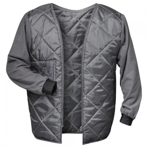 F-ELYSEE-Warnschutz, 2 in 1-Warnschutz-Jacke, *NIKLAS*, fluoreszierend orange/grau