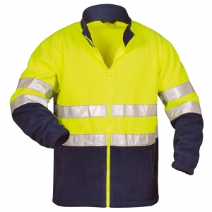 F-SAFESTYLE-Warnschutz, 3 in1 Warnschutz-Jacke, *ALF*, fluoreszierend gelb/marine