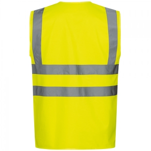 F-SAFESTYLE-Warnschutz, Warnschutz-Weste, *ALBIN*, fluoreszierend gelb