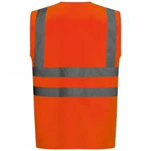 F-SAFESTYLE-Warnschutz, Warnschutz-Weste, *ANSGAR*, fluoreszierend orange