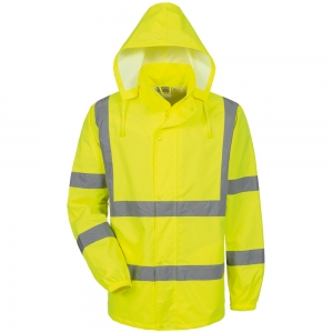 F-SAFESTYLE-Warnschutz, Warnschutz-Regenjacke, *ONNO*, fluoreszierend gelb