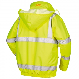F-SAFESTYLE-Warnschutz, Warnschutz-Pilotenjacke, *MARTIN*, fluoreszierend gelb