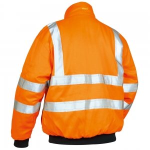 F-ELYSEE-Warnschutz, Warnschutz-Pilotenjacke, *GUSTAV*, fluoreszierend orange
