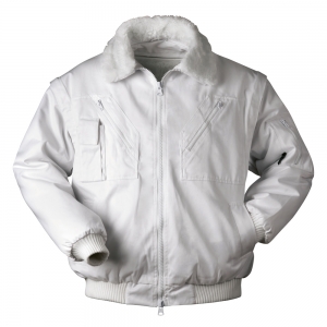 F-NORWAY-Pilotenjacke, *BERGEN*, 250g/m², weß
