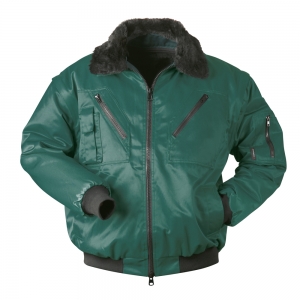 F-NORWAY-Pilotenjacke, *LILLIHAMMER*, 250g/m², grün
