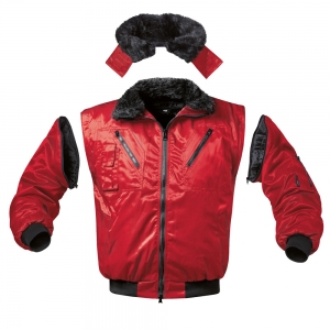 F-NORWAY-Pilotenjacke, *DRAMMEN*, 250g/m², rot