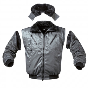 F-NORWAY-Pilotenjacke, *GRIMO*, grau