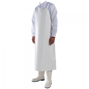 F-FELDTMANN-Workwear, Chemie-Schürze, Vinyl, *SIERRA*, weiß