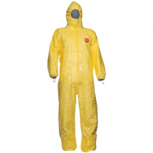 F-TYVEK-Einwegschutz, Schutzanzug, *TYCHEM C*, gelb