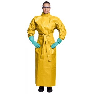 F-*TYCHEM 2000 C*-Einwegschutz,  Kittel, Farbe: gelb