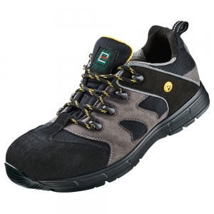 F-S3-SECOR-Fußschutz, Sicherheitshalbschuhe, *UDINE*, schwarz/grau abgesetzt