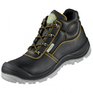 F-WIC-Fußschutz, Sicherheitsschnürstiefel, *VALENTIA ÜK*, schwarz/gelb abgesetzt