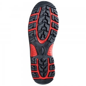 F-S3-CRAFTLAND-Fußschutz, Schweißer-Sicherheitsstiefel, *EISENACH ÜK*, schwarz/rot abgesetzt