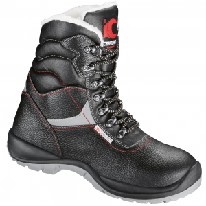 F-S3-CRAFTLAND-Fußschutz, Winter-Sicherheitsschnürstiefel, *WINTERHUDE ÜK*, schwarz
